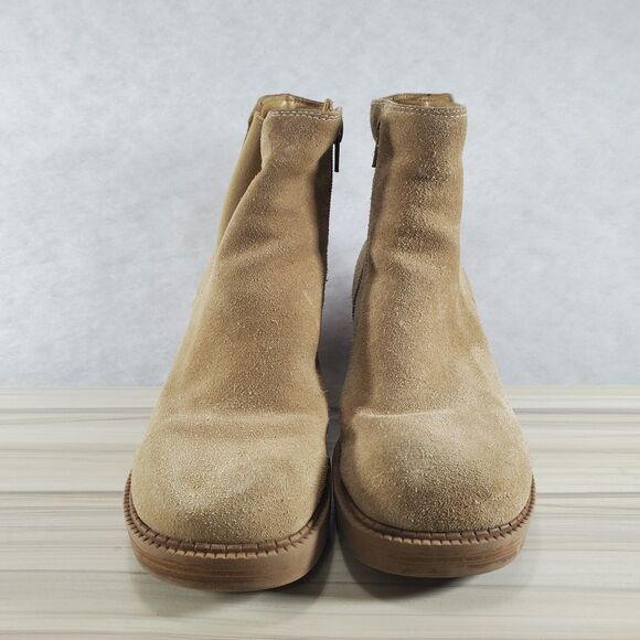 7 VTG Y2K Skechers Somethin Else Block Heel Chunky Square Toe Ankle Boots - Picture 8 of 14